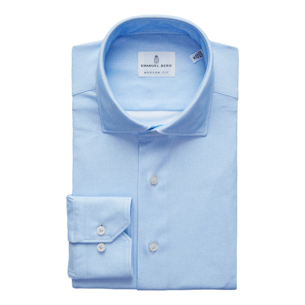 4-Flex Dress Shirt in Light Blue Pastel