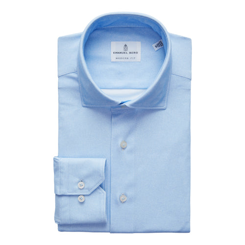 4-Flex Dress Shirt in Light Blue Pastel