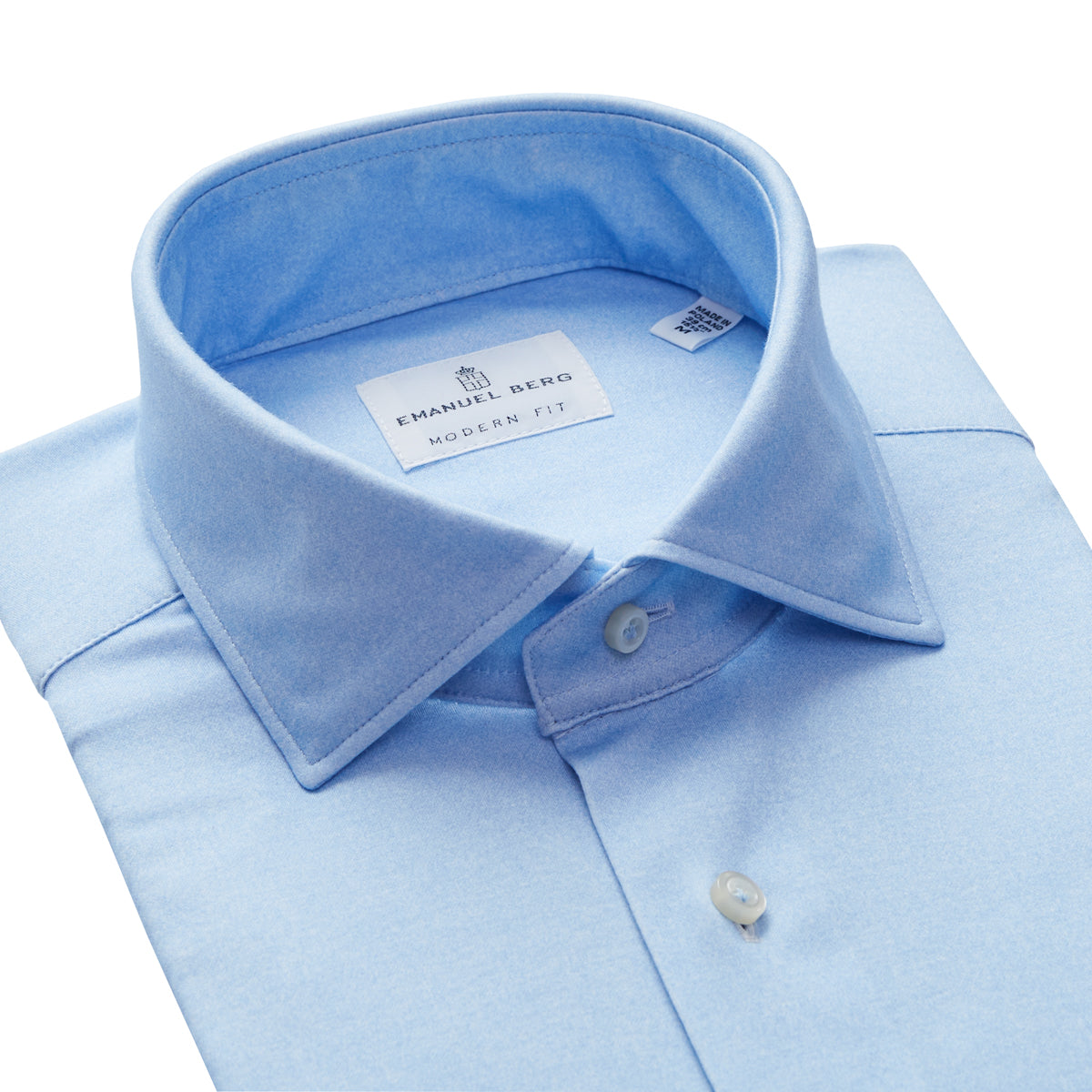 4-Flex Dress Shirt in Light Blue Pastel
