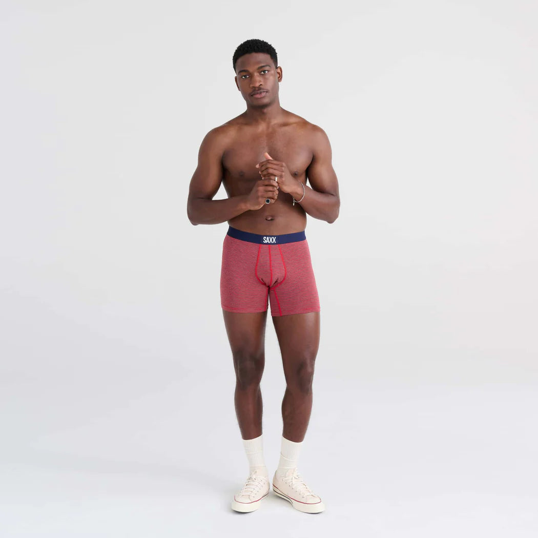 Vibe Super Soft in Cherry Mini Stripe